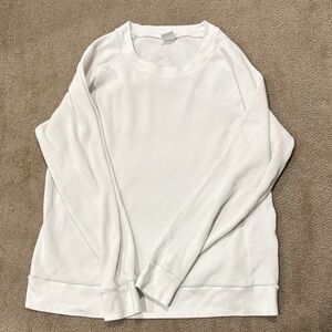 TNA Waffle Knit pullover top size L